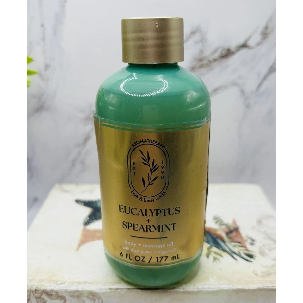 Bath & Body Works Aromatherapy Eucalyptus Spearmint Body Massage Oil